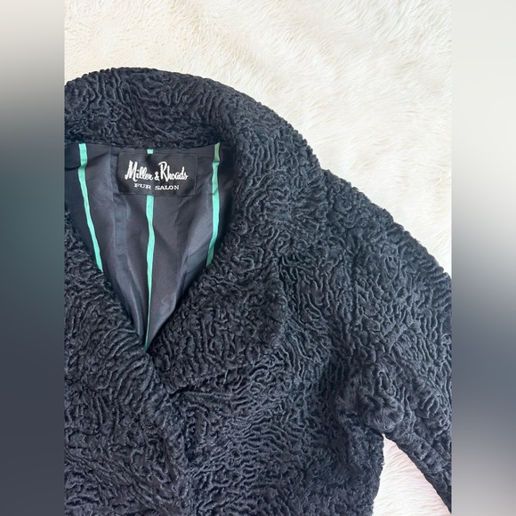 Vintage 50s/60s Curly Persian Lambswool Coat - Picture 6 of 12